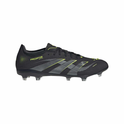 Këpucë futbolli Adidas Predator Pro FG JI1197, për bar natyral, për lojtarë profesionistë, të zeza