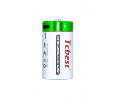 Bateri rikarikueshme Tcbest D R20, Li ion, 4900mAh, me USB C