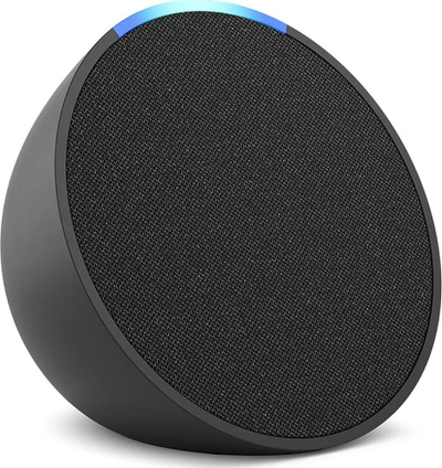 Altoparlant smart Amazon Echo Pop me Alexa, me Bluetooth, ngjyrë charcoal