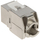 Konektor keystone FX RJ45 8, Cat 8, shielded, i argjendtë