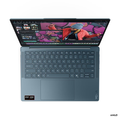 Laptop Lenovo NB Yoga Slim7 14AKP10, 14", AMD Ryzen AI7 350,16GB RAM, 512GB SSD, AMD Radeon 860M Graphics, i kaltë