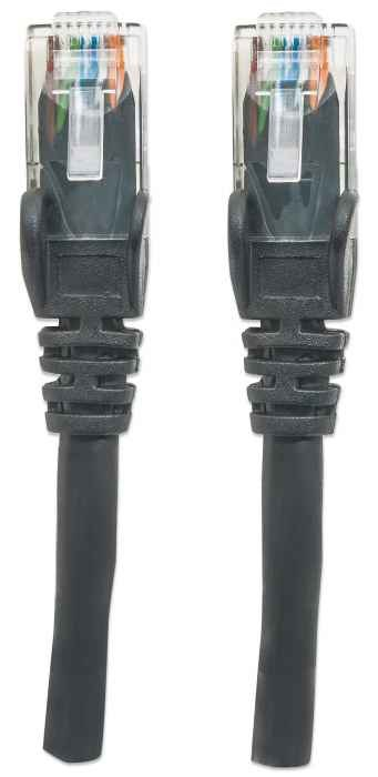 Kabllo rrjeti Intellinet Patch Cord CAT6 UTP, 3m, 100% bakër, i zi
