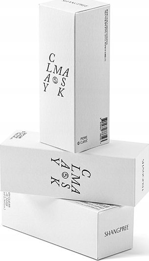Maskë balte për fytyrë Shangpree Easy Clear Clay Mask, pastruese, për lëkurë me yndyrë, e bardhë