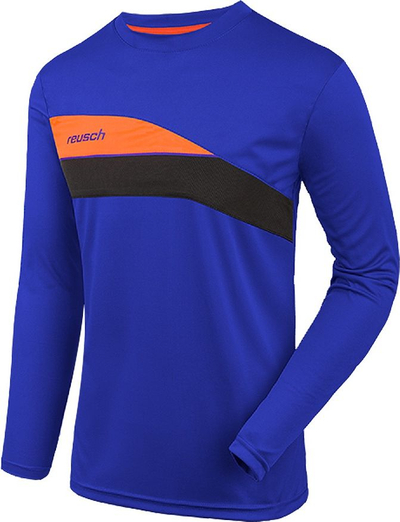 Bluzë futbolli për kalamaj Reusch Match Prime LS Padded, me mëngë të gjata, madhësia 128, blu