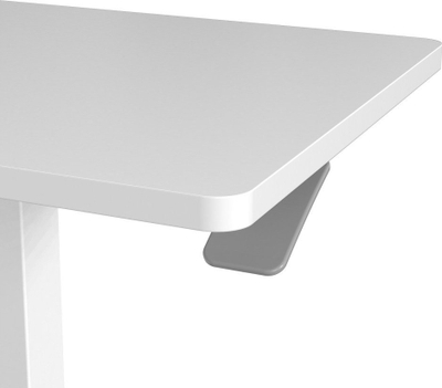 Tavolinë laptopi Techly Adjustable, me rregullim lartësie, me rrota, e bardhë