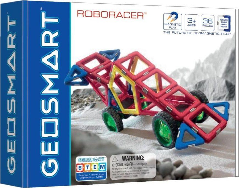 Blloqe magnetike për fëmijë Iuvi GeoSmart Blocks (368147), 36 pjesë