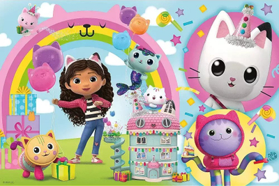 Puzzle Trefl Gabby Cheerful, 24 copa Maxi, Gabby’s Dollhouse