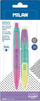 Set stilolaps dhe laps mekanik Milan Compact Sunset, plumb 0.7mm, bojë blu, shumëngjyrësh