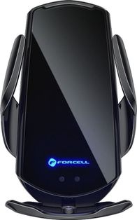 Mbajtës telefoni për veturë ForCell HS1, karikim wireless Qi 15W, sensor automatik, i zi
