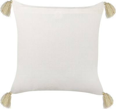 Set jastëkësh SANTOLINA Velvet për zbukurim, 45 x 45 cm, me figura gjeometrike, bezhë