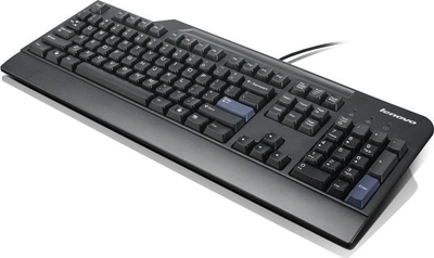 Tastierë Lenovo, me kabllo, US, e zezë