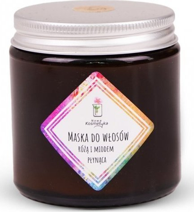 Maskë flokësh Nowa Kosmetyka, me trëndafil edhe mjalt, 120 ml