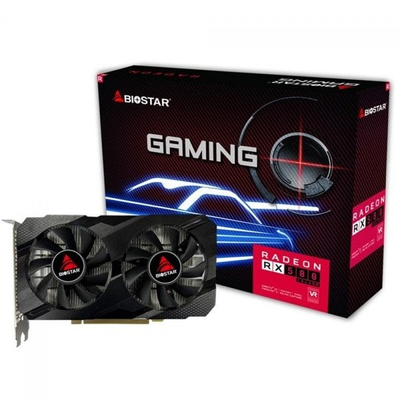 Kартичка за графика Biostar AMD Radeon RX580, 8GB GDDR5, 256 bit, црна