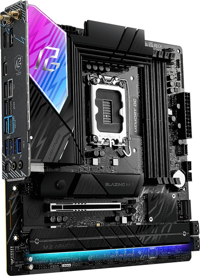 Pllakë amë Asrock B860M Lightning WiFi, Intel B860, DDR5, Micro ATX