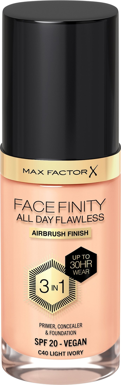Fondatinë Max Factor Facefinity All Day Flawless 3 in 1, SPF 20, Light Ivory