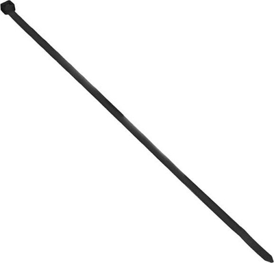 Lidhëse kabllosh Tech, 4.8mm, 400mm, UV rezistente, të zeza, 100 copë