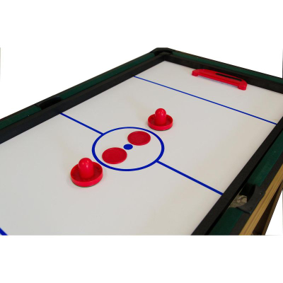 Tavolinë lojrash Enero Multi Game 9in1, futbol tavoline edhe bilardo, shumëlojëshe, dru natyral