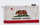 Këllëf syzesh Oakley California, mikrofibër, dizajn California Republic, shumëngjyrësh