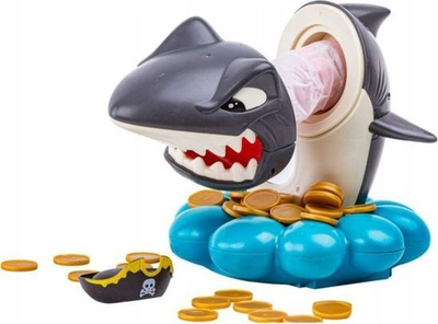 Lojë tavoline WOOPIE Sharks Pirate, 4+, me monedha, shumëngjyrëshe