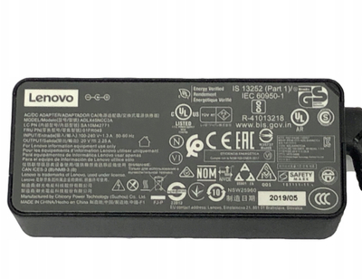 Adapter karikues Lenovo 20V 2.25A, për laptop