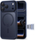 Mbrojtëse telefoni Tech-Protect Magpeak MagSafe CC iPhone 17 Pro, matte, blu e errët