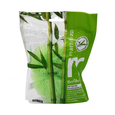 Set sfungeri dushi Martini Spa, rrjetë me aromë, me bambu