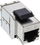 Modul Keystone InLine RJ45, Cat.6A STP, adapter femër femër, i bardhë