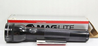 Dritë dore Maglite Standard 2 Cell D, alumini, që s’e ha sharra, e zezë
