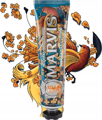 Pastë dhëmbësh Marvis Dreamy Osmanthus, 75ml, me fluor, edicion i kufizuar