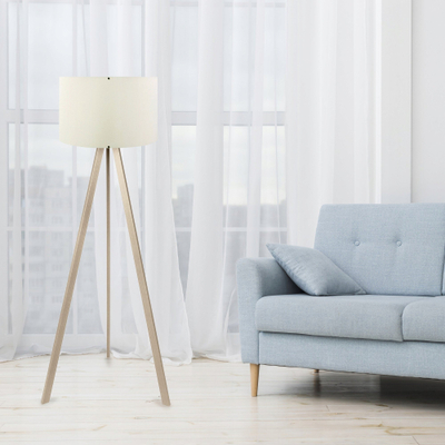 Llambë dyshemeje Insignio Fancy, tripod, 140 cm, krem oak