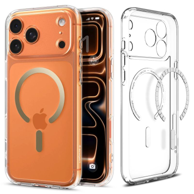 Kllapë telefoni Spigen Ultra Hybrid MagFit, për iPhone, transparente