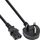Kabllo rryme InLine Power Cable, 3 pin IEC C13, 1m, i zi