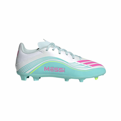 Këpucë futbolli për fëmijë Adidas F50 Messi League FG MG, sintetike, shumëngjyrëshe