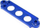 Mbajtës baterie MTuning F, për Honda Civic 88-00, alumini CNC, blu