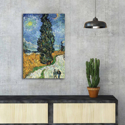 Pikturë murale HomeMarkt Gobi Van Gogh HM4849, kanavacë, 45x70cm, shumengjyrëshe