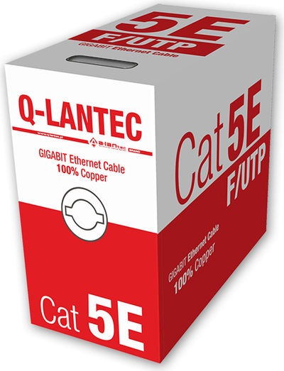 Kabllo rrjeti Alantec FTP Cat.5e PVC 4PR Eca, 305m, gri