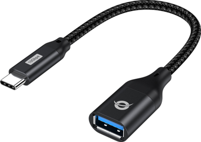 Adapter OTG Conceptronic ABBY18B, USB-C në USB-A, USB 3.2 Gen 2, i zi