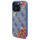 Mbulesë telefoni Guess GUHMP16XP4ROPEMCB për iPhone 16 Pro Max 6.9", hardcase, blu me lule
