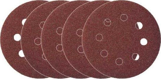 Disqe lëmuese me vrima Velcro Proline (49140), 125mm, 5 copë