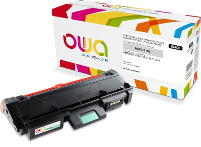 Toner OWA Armor K15672OW, për Samsung Xpress M2625 M2675 M2825 M2835 M2875 M2885, i zi