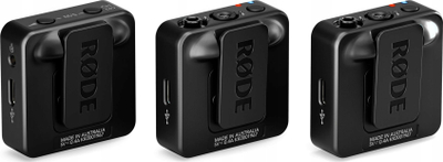 Систем безжични микрофони RODE Wireless GO Gen 3, реновиран, за видео и интервјуа, црн
