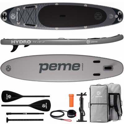Dërrasë SUP PEME Hydro 350, inflatable, 350 cm, gri