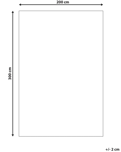 Tapet Beliani BASOREN, juta, 200 x 300 cm, bezh