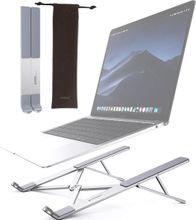 Stendë laptopi Ugreen LP451, 8-17.3", alumini, argjendtë