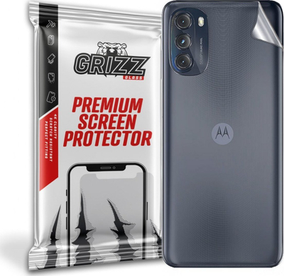 Folje mbrojtëse mbrapa GrizzGlass për Motorola Moto G 2022, satin, transparente