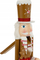 Figurë dekorative Nutcracker Spice Bread, 60cm, dru pishe, shumëngjyrëshe