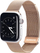 Rrip ore Apple Watch Dux Ducis Milanese, 42 44 45 mm, me magnet, gold rozë
