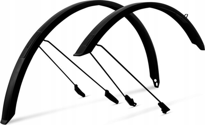 Set mbrojtëse biçiklete Acid ST, 28", 45 mm, i zi
