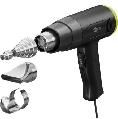 Pistoletë me ajër të nxehtë Steinel Heat Gun Superior RB77822, 1500W, me grykë metalike, e zezë