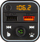 Transmetues FM për makinë Blow Bluetooth, 2xUSB QC3.0, MP3 SD, i zi
